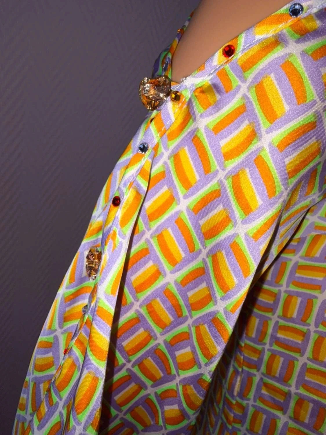 Lichte zomer blouse voor dames maat 36 met steentjes – photo 5